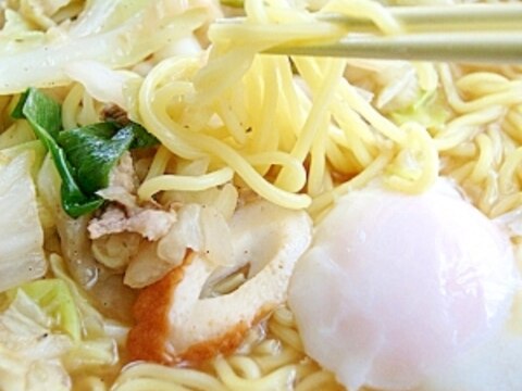 ラーメンスープでお手軽に。チャンポン麺